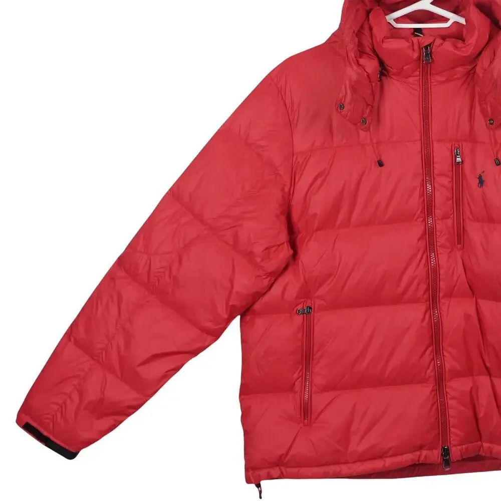 NWOT Polo Ralph Lauren El Cap Jacket 2XB Red Down Puffer Full Zip Hooded